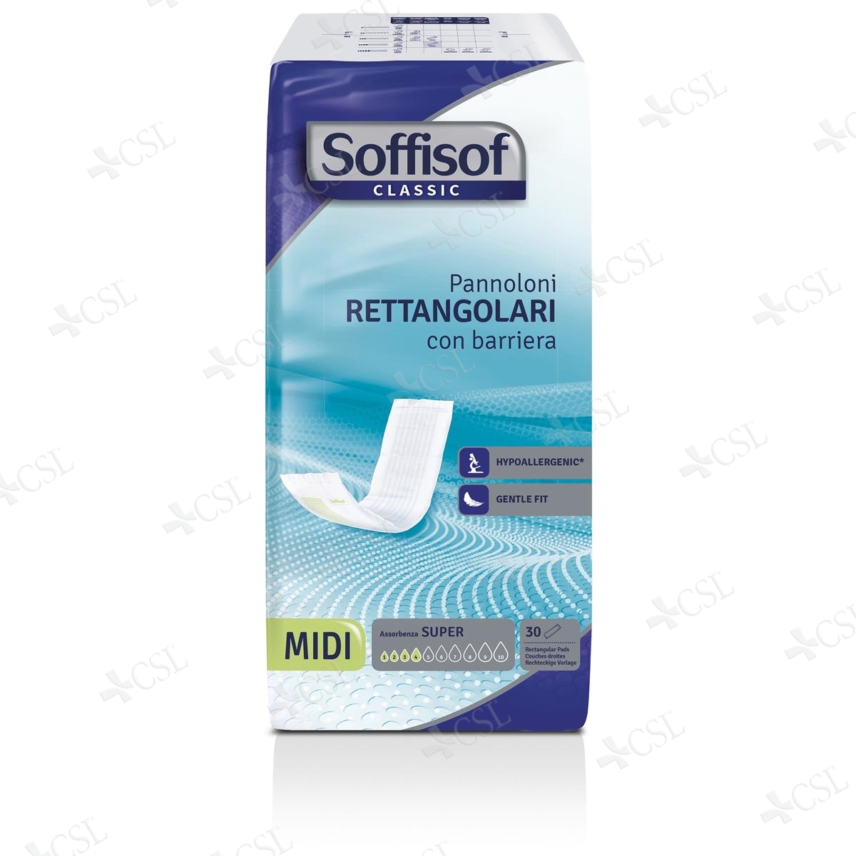 Soffisof rettangolare con barriera - CSLmedical